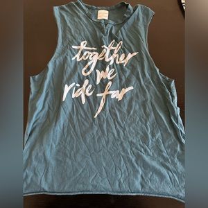 Edenation x Peloton Together we Ride Far Tank size large